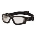 Product Image of I-Force Slim Anti-Fog & Scratch-Resistant Safety Goggles, Black Frame, Clear H2X Anti-Fog Lens