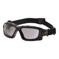 Product Image of I-Force Slim Anti-Fog & Scratch-Resistant Safety Goggles, Black Frame, Gray H2X Anti-Fog Lens