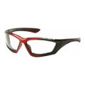 Product Image of Accurist Anti-Fog & Scratch-Resistant Safety Glasses, Black/Red Frame, Clear Anti-Fog Lens