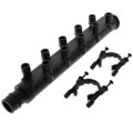 Product Image of 1" EP Branch Multi-Port Tee w/ 1/2" Outlets & Mounting Clips (10 Outlets)