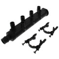 Product Image of 3/4" EP Branch Multi-Port Tee w/ 1/2" Outlets & Mounting Clips (7 Outlets)