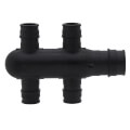 EP Branch Opposing Port Multi-Port Tee, 4 Outlets, 3/4"