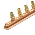 Product Image of 2" x 4' Copper Manifold with 3/4" ProPEX Balancing Ball Valve, 12 outlet