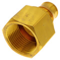3/4" ProPEX x 1" NPT Brass Female Adapter