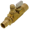 5/8" ProPEX x 3/4" Copper Adapter Full Port Ball and Balancing Valve