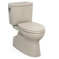 Product Image of MS474124CUFG#03 Vespin II 1.0 GPF 2-Piece Elongated 1.0 GPF Universal Height Toilet w/ CEFIONTECT & SS124 Softclose Seat, Washlet+ Ready (Bone)
