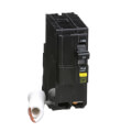 Product Image of QO Quik-Gard 2 Pole Ground Fault Protection Miniature Circuit Breaker (120/240V, 20A, 10kA)