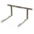 Product Image of Quick-Sling Extra Large Flat Wall/Siding Bracket w/ Rail & 2 Arms - Holds up to 350 lbs.
