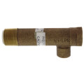 Product Image of 3/4" x 1/2" x 1/2" Male Long x Female x Copper Tee (Lead Free)