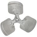 Product Image of 14" Aluminum 3 Blade Fixed Hub Fan Blade, CW (32° Pitch)