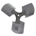 Product Image of 14" Galvanized Steel 3 Blade Fixed Hub Fan Blade, CW (38° Pitch)