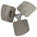 Product Image of 16" Aluminum 3 Blade Fixed Hub Fan Blade, CCW (32° Pitch)