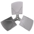 Product Image of 22" Aluminum 3 Blade Fixed Hub Fan Blade CCW, (28° Pitch)