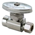 Product Image of 1/2" Nominal Sweat x 1/2" OD Compression Multi-Turn Straight Stop Valve (Rough Brass)