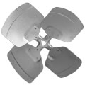 Product Image of 10" Aluminum 4 Blade Hubless Fan Blade (27° Pitch)