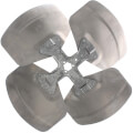Product Image of 18" Aluminum 4 Blade Hubless Fan Blade (19° Pitch)