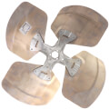 Product Image of 18" Aluminum 4 Blade Hubless Fan Blade (33° Pitch)