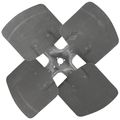 Product Image of 22" Aluminum 4 Blade Hubless Fan Blade, CW (27° Pitch)
