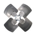 Product Image of 24" Aluminum 4 Blade Fixed Hub Fan Blade, CCW (27° Pitch)