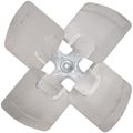 Product Image of 24" Aluminum 4 Blade Fixed Hub Fan Blade, CCW (27° Pitch)