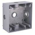 Product Image of 2-Gang Metallic Weatherproof Electrical Outlet Box, 5334-0