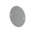 Product Image of 4" Metallic Round Blank Cover, Box Mount, 5374-0