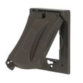 Product Image of 1-Gang Flip Metallic Heavy-Duty Weatherproof  Electrical Cover, Vertical/Horizontal, MX1050Z