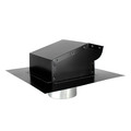 Product Image of RC4P Roof Cap, Black Painted Steel, 4" Duct