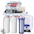 Product Image of 7 Stage Under Sink RO Water Filter w/ Booster Pump, Alkaline Ph+ Remineralization & UV Filter (100 GPD)