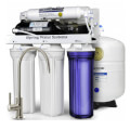 Product Image of 5 Stage Under Sink Reverse Osmosis Drinking Water Filter System, Water Softener, w/ Pump
