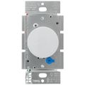 Product Image of Dalia LED+ Rotary Dimmer Switch, with Soft Glow Locator Light, No Neutral Required, 150W LED, Single-Pole/3-Way, RCL-153PNLH-WH, White
