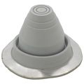 Product Image of Closed to 1-7/8" Round Universal Master Flash for Metal Roofs, Model #1 (Gray EPDM))