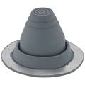 Product Image of Closed to 1-7/8" Round Universal Master Flash for Metal Roofs, Model #1 (Dark Gray EPDM)