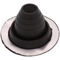 Product Image of 1-1/4" to 3" Round Universal Master Flash for Metal Roofs, Model #2 (Black EPDM)