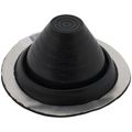 Product Image of Closed to 5" Round Universal Master Flash for Metal Roofs, Model #3 (Black EPDM)