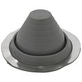 Product Image of Closed to 5" Round Universal Master Flash for Metal Roofs, Model #3 (Gray High Temperature Silicone)