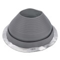 Product Image of 6" to 11" Round Universal Master Flash for Metal Roofs, Model #7 (Gray High Temperature Silicone)