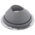 Product Image of 7" to 13" Round Universal Master Flash for Metal Roofs, Model #8 (Gray High Temperature Silicone)