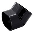 Product Image of 3.75" 90-Degree Slimduct Vertical Elbow (Black)