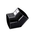 Product Image of 3.75" 45-Degree Slimduct Vertical Elbow (Black)