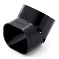 Product Image of 2.75" 45-Degree Slimduct Vertical Elbow (Black)