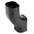 Product Image of 3.75" x 2" Slimduct Fixed Offset (Black)