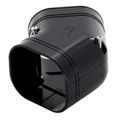 Product Image of 2.75" 45-Degree Slimduct Flat Elbow (Black)