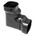 Product Image of 2.75" Slimduct Twist Elbow (Black)
