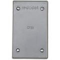 Product Image of 1 Gang Device Box Cover, Die Cast Aluminum, Blank, Box Mount, CFSB