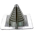 Product Image of 7/8" to 4" Square Standard Retrofit Master Flash for Metal Roofs, Model #1 (Gray EPDM)