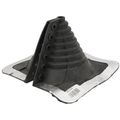 Product Image of 7/8" to 4" Square Standard Retrofit Master Flash for Metal Roofs, Model #1 (Black EPDM)