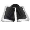 Product Image of 4" to 9" Square Standard Retrofit Master Flash for Metal Roofs, Model #2 (Black EPDM)