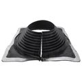 Product Image of 9-1/2" to 17" Square Standard Retrofit Master Flash for Metal Roofs, Model #3 (Black EPDM)