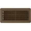 Product Image of 4" x 10" (Wall Opening Size) Floor Diffuser (Brown)